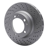Dynamic Friction 1978-1989 Porsche 930 Right Rear Drilled GeoSPEC Coated Rotor (309x28 Vented) by Dynamic Friction Company 624-02014D