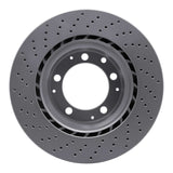 Dynamic Friction 1978-1989 Porsche 930 Right Rear Drilled GeoSPEC Coated Rotor (309x28 Vented) by Dynamic Friction Company 624-02014D
