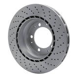 Dynamic Friction 1978-1989 Porsche 911/930 Left Rear Drilled GeoSPEC Coated Rotor (309x28 Vented) by Dynamic Friction Company 624-02015D