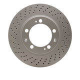 Dynamic Friction 1994-1998 Porsche 911 Left Front Drilled GeoSPEC Coated Rotor (303x32 Vented) by Dynamic Friction Company 624-02025D