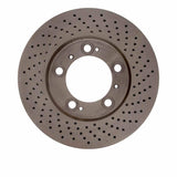 Dynamic Friction 1998-2012 Porsche 911 Right Front Drilled GeoSPEC Coated Rotor (318x28 Vented) by Dynamic Friction Company 624-02033D