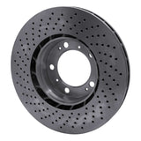 Dynamic Friction 1998-2012 Porsche 911 Right Front Drilled GeoSPEC Coated Rotor (318x28 Vented) by Dynamic Friction Company 624-02033D