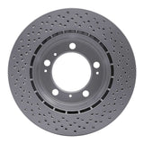 Dynamic Friction 2000-2008 Porsche Cayman Rear Drilled GeoSPEC Coated Rotor (299x24 Vented) by Dynamic Friction Company 624-02039