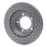 Dynamic Friction 2000-2008 Porsche Cayman Rear Drilled GeoSPEC Coated Rotor (299x24 Vented) by Dynamic Friction Company 624-02039