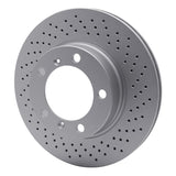 Dynamic Friction 2005-2008 Porsche Boxster Right Front Drilled GeoSPEC Coated Rotor (298x24 Vented) by Dynamic Friction Company 624-02042D