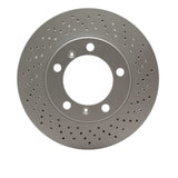 Dynamic Friction 2005-2008 Porsche Boxster Right Front Drilled GeoSPEC Coated Rotor (298x24 Vented) by Dynamic Friction Company 624-02042D