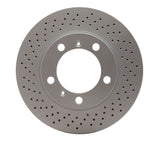 Dynamic Friction 2005-2008 Porsche Cayman Left Front Drilled GeoSPEC Coated Rotor (298x24 Vented) by Dynamic Friction Company 624-02043D