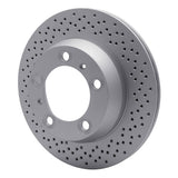 Dynamic Friction 2005-2023 Porsche 718 Cayman Rear Drilled GeoSPEC Coated Rotor (299x20 Vented) by Dynamic Friction Company 624-02044