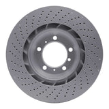 Dynamic Friction 2007-2013 Porsche 911 Right Rear Drilled GeoSPEC Coated Rotor (350x28 Vented) by Dynamic Friction Company 624-02048D
