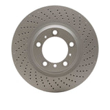 Dynamic Friction 2007-2013 Porsche 911 Right Rear Drilled GeoSPEC Coated Rotor (350x28 Vented) by Dynamic Friction Company 624-02048D