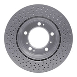 Dynamic Friction 2009-2012 Porsche Boxster Rear Drilled GeoSPEC Coated Rotor (299x24 Vented) by Dynamic Friction Company 624-02053