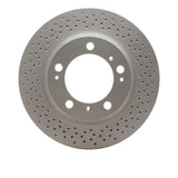 Dynamic Friction 2009-2012 Porsche Boxster Rear Drilled GeoSPEC Coated Rotor (299x24 Vented) by Dynamic Friction Company 624-02053