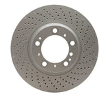Dynamic Friction 1999-2023 Porsche 911 Right Rear Drilled GeoSPEC Coated Rotor (330x28 Vented) by Dynamic Friction Company 624-02066D