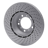 Dynamic Friction 1999-2023 Porsche 911 Right Rear Drilled GeoSPEC Coated Rotor (330x28 Vented) by Dynamic Friction Company 624-02066D