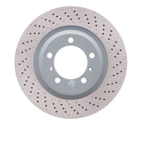 Dynamic Friction 2012-2016 Porsche Boxster Right Front Drilled GeoSPEC Coated Rotor (340x34 Vented) by Dynamic Friction Company 624-02070D