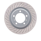 Dynamic Friction 2012-2016 Porsche 911 Left Rear Drilled GeoSPEC Coated Rotor (330x28 Vented) by Dynamic Friction Company 624-02073D