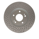 Dynamic Friction 2007-2008 Hyundai Tiburon Front Drilled GeoSPEC Coated Rotor (303x26 Vented) by Dynamic Friction Company 624-03026