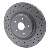 Dynamic Friction 2018-2025 Subaru WRX STI Front Drilled GeoSPEC Coated Rotor (340x30 Vented) by Dynamic Friction Company 624-13041