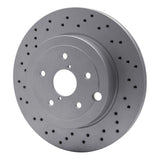 Dynamic Friction 2018-2025 Subaru WRX Rear Drilled GeoSPEC Coated Rotor (326x20 Vented) by Dynamic Friction Company 624-13042