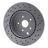 Dynamic Friction 2018-2025 Subaru WRX Rear Drilled GeoSPEC Coated Rotor (326x20 Vented) by Dynamic Friction Company 624-13042