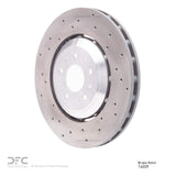 Dynamic Friction 2015-2020 Alfa Romeo 4C Front Drilled GeoSPEC Coated Rotor (305x28 Vented) by Dynamic Friction Company 624-16009