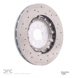 Dynamic Friction 2015-2020 Alfa Romeo 4C Front Drilled GeoSPEC Coated Rotor (305x28 Vented) by Dynamic Friction Company 624-16009