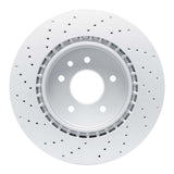 Dynamic Friction 2000-2006 Jaguar XKR Rear Drilled GeoSPEC Coated Rotor (330x28 Vented) by Dynamic Friction Company 624-20017