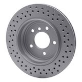 Dynamic Friction 2001-2006 BMW 330Ci Rear Drilled GeoSPEC Coated Rotor (320x21.9 Vented) by Dynamic Friction Company 624-31053