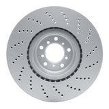 Dynamic Friction 2006-2010 BMW M6 Left Front Drilled GeoSPEC Coated Rotor (374x35.9 Vented) by Dynamic Friction Company 624-31072D
