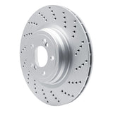 Dynamic Friction 2006-2010 BMW M6 Right Rear Drilled GeoSPEC Coated Rotor (370x23.8 Vented) by Dynamic Friction Company 624-31073D