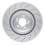 Dynamic Friction 2006-2010 BMW M6 Right Rear Drilled GeoSPEC Coated Rotor (370x23.8 Vented) by Dynamic Friction Company 624-31073D