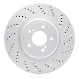 Dynamic Friction 2006-2010 BMW M6 Right Rear Drilled GeoSPEC Coated Rotor (370x23.8 Vented) by Dynamic Friction Company 624-31073D