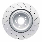 Dynamic Friction 2006-2010 BMW M5 Left Rear Drilled GeoSPEC Coated Rotor (370x23.8 Vented) by Dynamic Friction Company 624-31074D