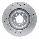 Dynamic Friction 2008-2013 BMW 1 Series M Left Front Drilled GeoSPEC Coated Rotor (360x30 Vented) by Dynamic Friction Company 624-31087D