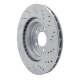 Dynamic Friction 2008-2013 BMW 1 Series M Left Front Drilled GeoSPEC Coated Rotor (360x30 Vented) by Dynamic Friction Company 624-31087D