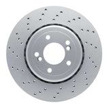 Dynamic Friction 2008-2013 BMW M3 Left Rear Drilled GeoSPEC Coated Rotor (350x24 Vented) by Dynamic Friction Company 624-31091D