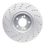Dynamic Friction 2008-2013 BMW M3 Right Rear Drilled GeoSPEC Coated Rotor (350x24 Vented) by Dynamic Friction Company 624-31092D