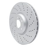 Dynamic Friction 2015-2019 BMW X6 Right Front Drilled GeoSPEC Coated Rotor (395x36 Vented) by Dynamic Friction Company 624-31153D