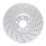 Dynamic Friction 2015-2019 BMW X6 Right Front Drilled GeoSPEC Coated Rotor (395x36 Vented) by Dynamic Friction Company 624-31153D