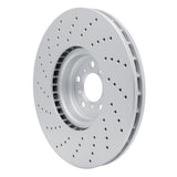 Dynamic Friction 2015-2019 BMW X6 Right Front Drilled GeoSPEC Coated Rotor (395x36 Vented) by Dynamic Friction Company 624-31153D