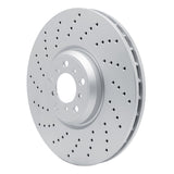 Dynamic Friction 2015-2019 BMW X6 Left Front Drilled GeoSPEC Coated Rotor (395x36 Vented) by Dynamic Friction Company 624-31154D