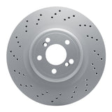 Dynamic Friction 2015-2019 BMW X5 Left Rear Drilled GeoSPEC Coated Rotor (385x24 Vented) by Dynamic Friction Company 624-31156D