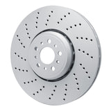 Dynamic Friction 2020-2025 BMW X6 Left Front Drilled GeoSPEC Coated Rotor by Dynamic Friction Company 624-31186D