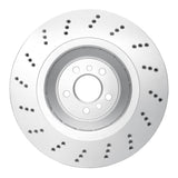 Dynamic Friction 2020-2025 BMW X4 Right Rear Drilled GeoSPEC Coated Rotor by Dynamic Friction Company 624-31187D