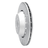Dynamic Friction 2020-2025 BMW X4 Left Rear Drilled GeoSPEC Coated Rotor by Dynamic Friction Company 624-31188D