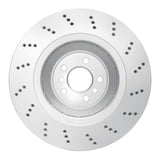 Dynamic Friction 2020-2025 BMW X4 Left Rear Drilled GeoSPEC Coated Rotor by Dynamic Friction Company 624-31188D