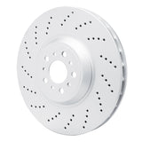 Dynamic Friction 2021-2025 BMW M3 Left Front Drilled GeoSPEC Coated Rotor by Dynamic Friction Company 624-31192D
