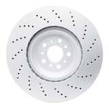 Dynamic Friction 2021-2025 BMW M3 Left Front Drilled GeoSPEC Coated Rotor by Dynamic Friction Company 624-31192D