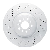 Dynamic Friction 2021-2025 BMW M3 Left Front Drilled GeoSPEC Coated Rotor by Dynamic Friction Company 624-31192D