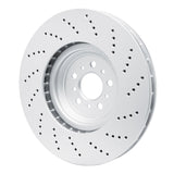 Dynamic Friction 2021-2025 BMW M3 Left Front Drilled GeoSPEC Coated Rotor by Dynamic Friction Company 624-31192D